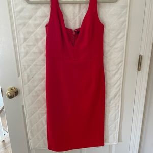 Aqua Red Cocktal Dress XS